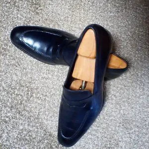 Tom Ford | Shoes | Tom Ford Leather Navy Penny Loafer | Poshmark display picture 2